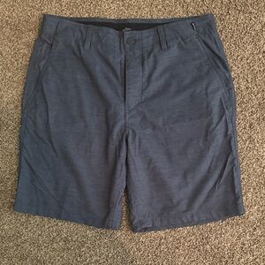 Hurley Men's Navy Flat Front Shorts